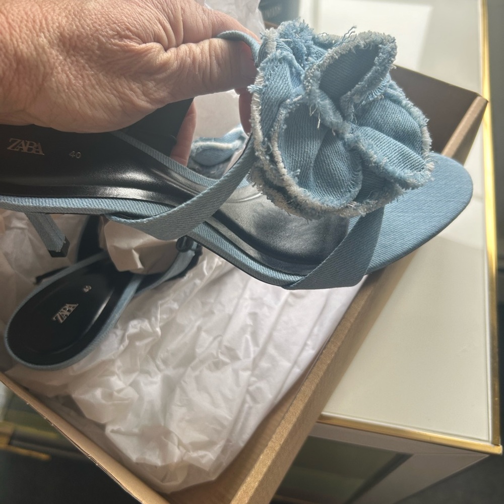 ZARA Denim heels - Picture 5 of 6